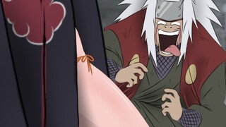 Jiraiya versus six path of Urgh!!!