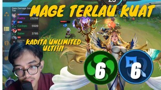 COMBO MAGE TERKUAT, KADITA UNLIMITED ULTI! #Bestofbess #Bstationmlbb