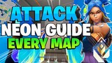 The BEST Neon Guide on how to ATTACK & ENTRY on every map (Valorant)