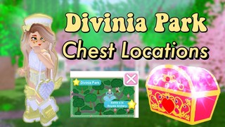 Divinia Park 10 Chest Locations | 4,850 Diamonds | Royale High Update