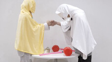 Felix Hwang's masked rock-paper-scissors air hammer attack finals!