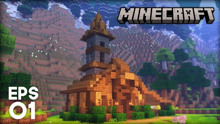 Petualangan Di Dunia Baru & Membuat Starter Base - Minecraft 1.18 Survival Indonesia (Ep.1)