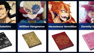 MAGIC KNIGHT CAPTAINS Grimoires 📕📗📘 BLACK CLOVER