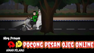 hantu pocong pesan ojek online