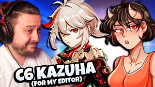 I Summoned C6 KAZUHA For My Editor | Genshin Impact