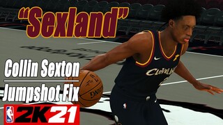 Collin Sexton Jumpshot Fix NBA2K21 with Side-by-Side Comparison