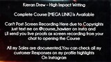 Kieran Drew course  - High Impact Writing download