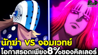 วันพีช - นักฆ่า VS นักเวทย์ & โอกาสรอดเพียง8%ของคิลเลอร์ [KOMNA CHANNEL]