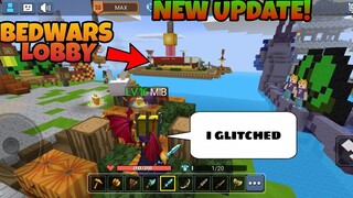 🔴NEW UPDATE + NEW LOBBY + NEW GLITCH IN BLOCKMAN GO BEDWARS😱😱