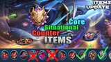 Mythic Best Build- Core and Counter Items /How To Optimize Your Items with the New Patch?  (Tagalog)