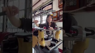 Tiktok Erika Richardo | RANGKAI RAKET PAKE MESIN HARGA 60JUTAAN?! 😱🥲🔥🔥