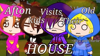 Afton kids(+Mica and Charlie) visits their old house||Afton stucked Part 4||Gacha Club