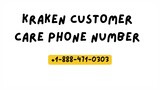kraken customer care phone number :📞+1-888-471-0303 Helpline ⌚