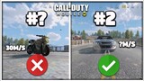 TOP 5 Fastest Vehicle In Codm Battleroyale | CALL OF DUTY MOBILE