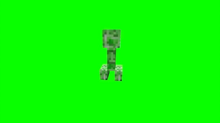 A creeper exploding