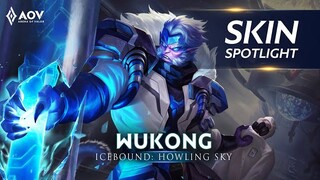 Wukong Icebound: Howling Sky Skin Spotlight - Garena AOV (Arena of Valor)