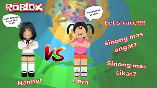 NANNOT vs. DORA - Ang race ng taon | Roblox Tower of Hell | Tagalog | Cookie Queen Play | Ep. 4