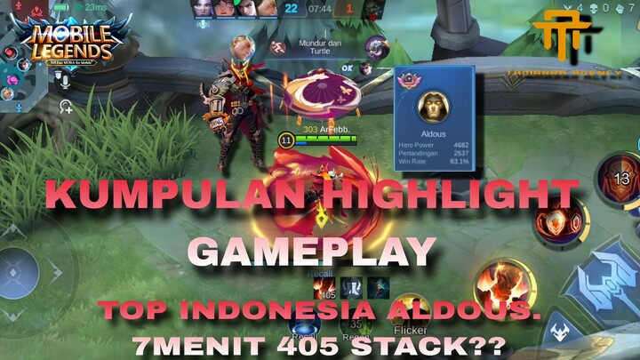 (TA)KUMPULAN HIGHLIGHT MONTAGE ALDOUS!!!!ALDOUSS MEMBANTAI??