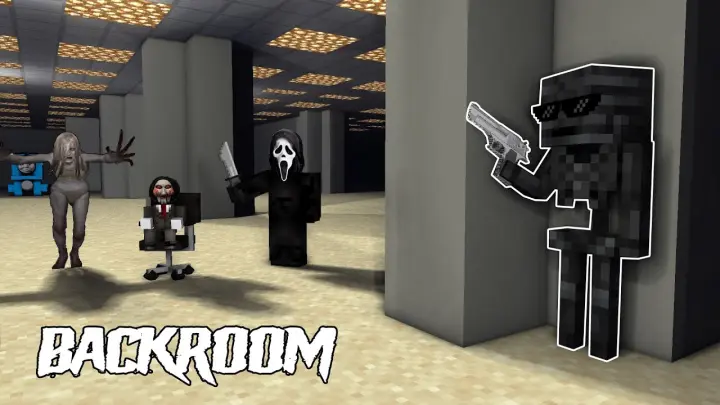 Monster School : The Horror Backrooms Challenge - Minecraft Animation