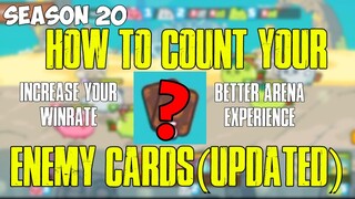 SEASON 20 HOW TO COUNT YOUR ENEMY CARDS (UPDATED) BETTER ARENA EXPERIENCE AXIE INFINITY