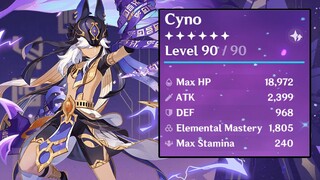 1800 Elemental Mastery Cyno