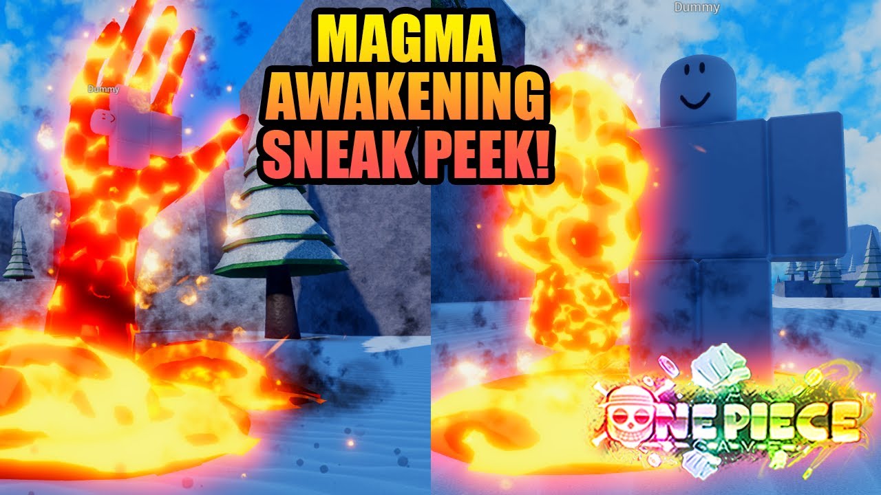 IS MAGMA STRONGEST FRUIT IN ONE PIECE AWAKENING 