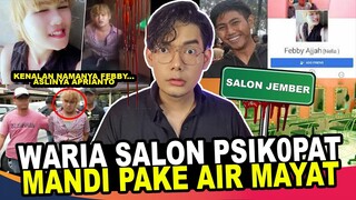 SALON DI JEMBER PUNYA WARIA INI PAKE AIR MAY4T😱💅