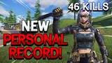 46 Kills!! New Personal Kill Record | Call of Duty: Mobile Battle Royale