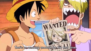 Sanji mơ mộng về tờ truy nã và thực tế