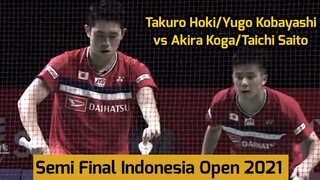 Hoki/Kobayashi vs Koga/Saito Semi Final Indonesia Open 2021 タクロホッケー/小林優吾vs古賀輝/齋藤太一|インドネシアオープン準決勝