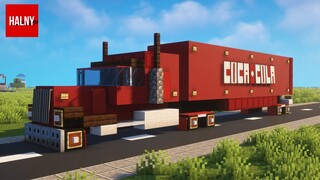 How to build a Coca Cola truck in Minecraft