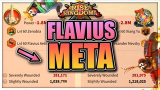 Flavius will be META [test results so far...] talents, pairs, guide in Rise of Kingdoms