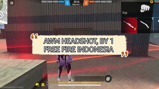 BY1 SAMA ADEK, AWM HEADSHOT || FREE FIRE INDONESIA