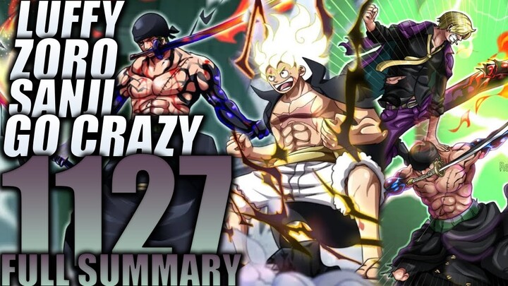 LUFFY, ZORO, & SANJI GO CRAZY / One Piece Chapter 1127 Spoilers