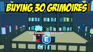 Opening 30 Grimoires in Anime Punching Simulator