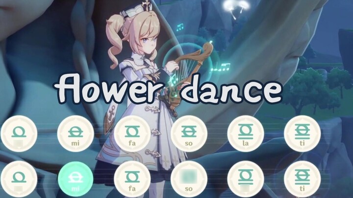 [ Genshin Impact ] Flower dance long version performance (with notation)