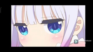 miss kobayashi's dragon maid kanna cute moments. kanna cute scenes. 'english dubbed' cuter than anya