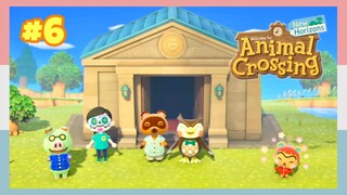 Museum Ceremony And My First House | Let's Play #6 - Animal Crossing New Horizons (No Commentary)