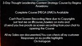 3-Day Thought Leadership Content Strategy Course by Regina Anaejionu﻿ Course download