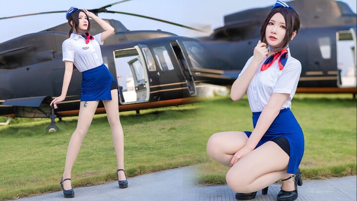 【จอแนวตั้ง 4K】การเต้นที่สะเทือนอารมณ์ของพนักงานต้อนรับ☆ผมสั้น★เวอร์ชั่นช็อตเดียว
