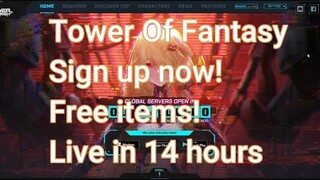 Tower of fantasy REWARDS, Characters custom and Sign up