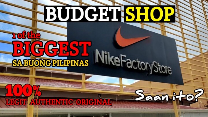 1 OF THE BIGGEST NIKE FACTORY STORE SA BUONG PILIPINAS | MALOLOS NIKE FACTORY STORE |