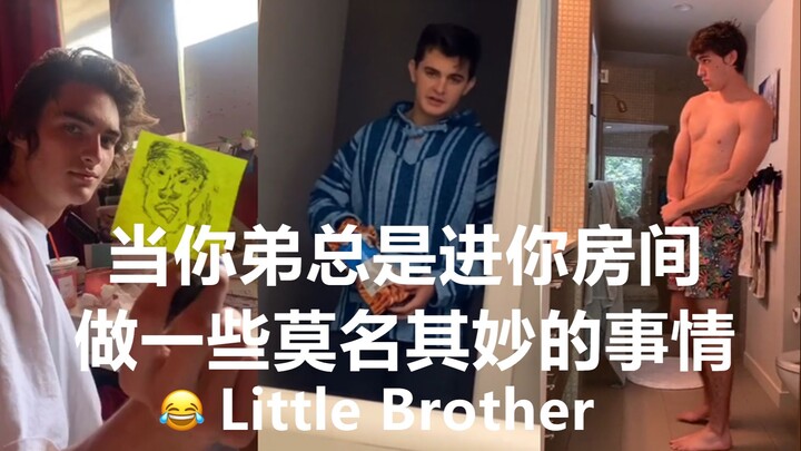 当你弟总是进你房间做一些莫名其妙的事情 😂