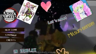 Mitsuri the love hashira in RO Slayer in ROBLOX