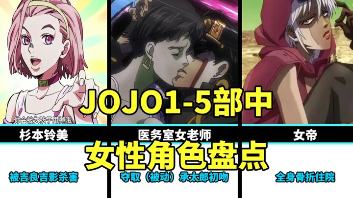 เมื่อดูตัวละครหญิงใน JOJO1-5 แล้ว คุณชอบตัวละครตัวไหนมากที่สุด?