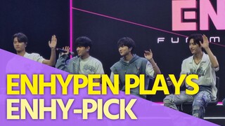 Enhypen plays ‘Enhy-pick’ during their fan meeting in Manila + Jay wants to go to Boracay