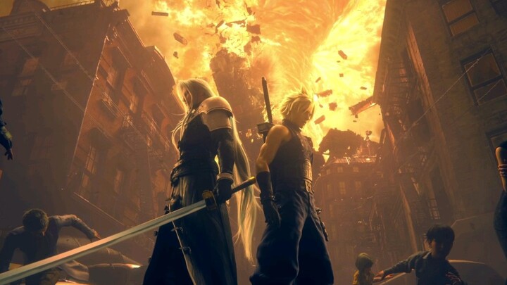 [Final Fantasy 7 Remake] CG mạnh nhất --- bức tranh nổi tiếng thế giới, quỹ đang cháy!