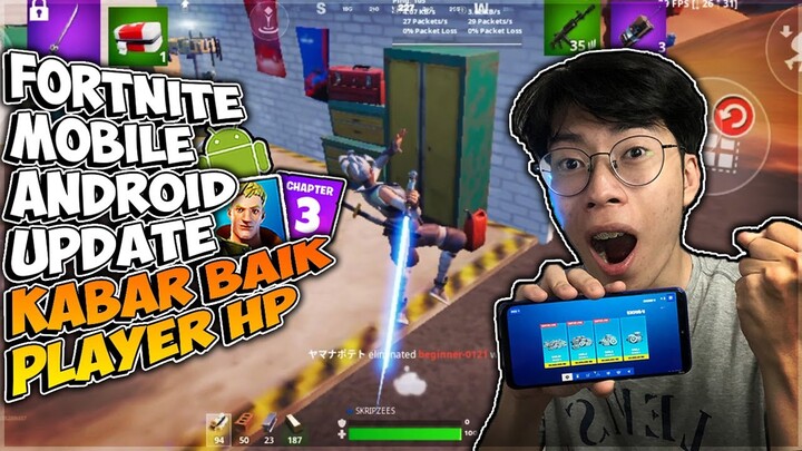 Fortnite Mobile Android Update Besar Kabar Gembira Untuk Player HP
