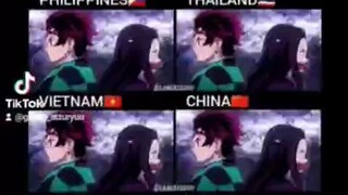 Kimetsu no Yaiba Gurenge opening Cover 12 bahasa🇬🇧🇮🇩🇲🇾🇹🇭🇵🇭🇻🇳🇨🇳🇸🇦🇷🇺🇩🇪🇧🇷