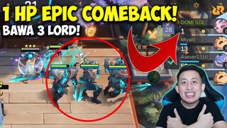 BEST EPIC COMEBACK 1 HP in Magic Chess!! Game PALING TEGANG yang pernah gue maenin